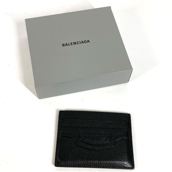 BALENCIAGA 640109 Neo classic Business Card Holder Card Case Unused - Picture 1 of 12